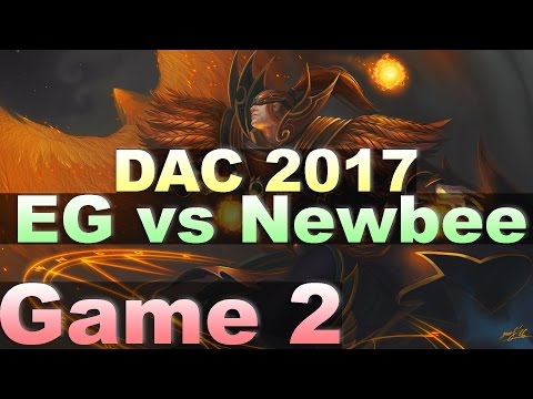Invoker by Sumail vs Alchemist | EG vs Newbee Game 2 | DAC 2017 Highlights 7.04 — Dota 2