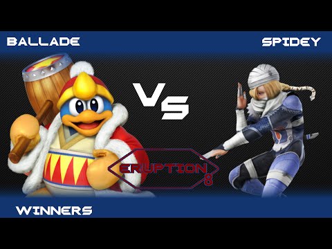 Eruption 8 Smash 4 - Ballade(DDD) vs Spidey(Sheik) - Winners