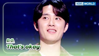 Download lagu That's okay - D.O. (The Seasons) | KBS WORLD TV 231006 mp3 Download lagu That's okay - D.O. (The Seasons) | KBS WORLD TV 231006 mp3