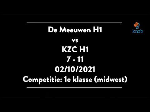 De Meeuwen H1 vs KZC H1