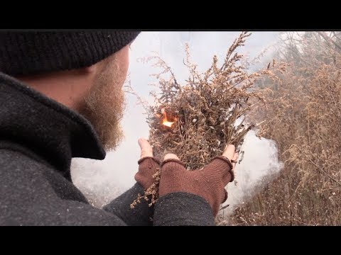 Change of Season: Char Cloth, Flint and Steel, Winter Camping