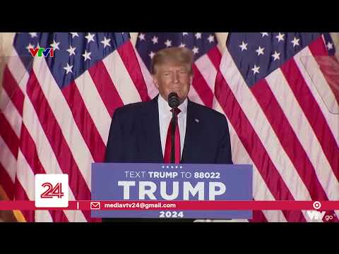 , title : 'Ông Donald Trump quyết định tranh cử Tổng thống Mỹ 2024 | VTV24'