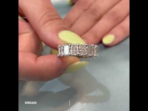Radiant Cut Lab-Grown Eternity Band