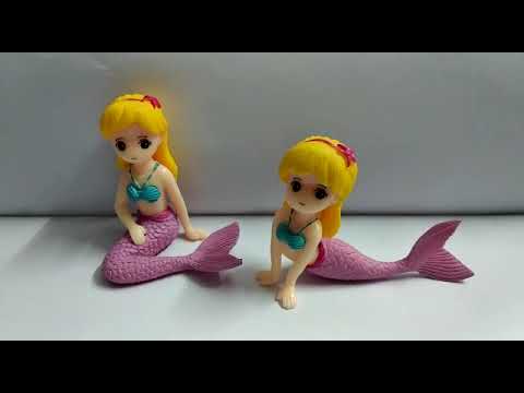 Cute Mini Mermaid Figurines - Style 1 - (2 Pcs / Pair)
