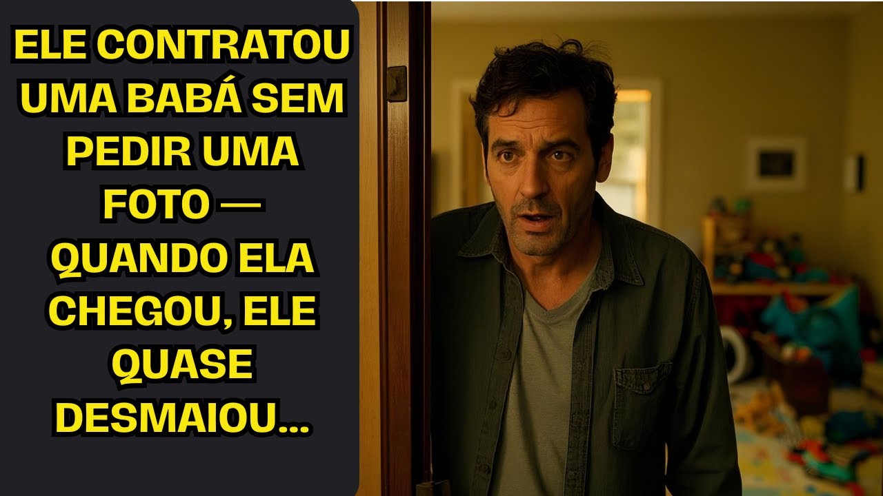 Ele contratou uma babá sem pedir uma foto — quando ela chegou, ele quase desmaiou…