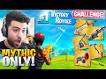 I WON Using *ONLY* MYTHIC WEAPONS! (Impossible) - Fortnite Battle Royale Challenge