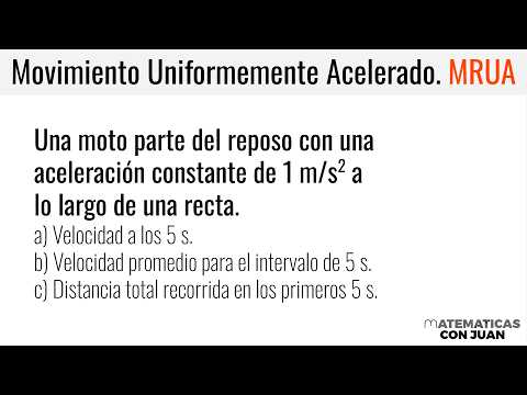 ESTUDIO DE UN MOVIMIENTO UNIFORMEMENTE ACELERADO. Cinemática
