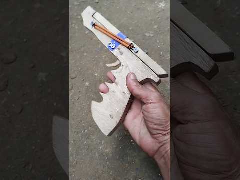 DIY Wooden Slingshot Gun: How to Build a Match-Firing Toy #diy #slingshot #toys