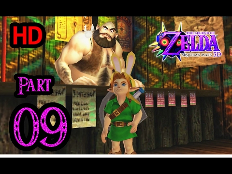 Zelda Majora's Mask 3D 100% Walkthrough 1080p HD Part 9 - Honey and Darling - Shooting Gallery