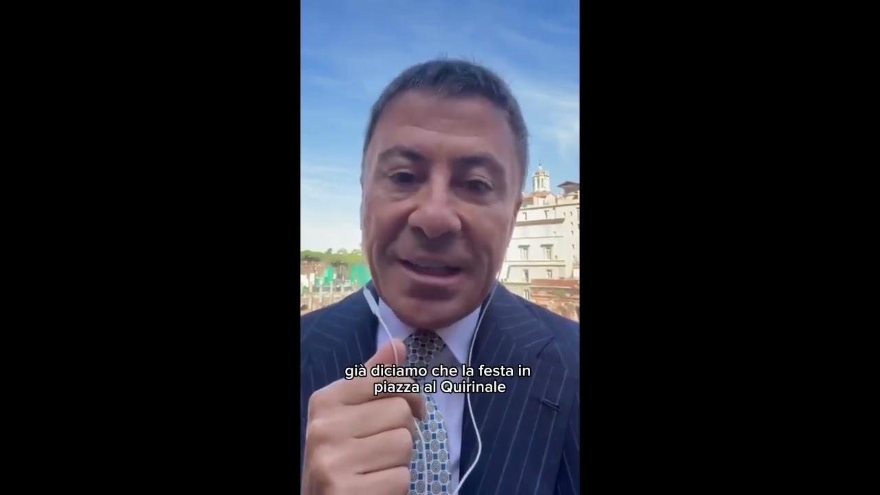 ITALO BOCCHINO: “PERCHÉ IL QUIRINALE DÀ L'INCARICO PER 80ANNI DELLA REPUBBLICA A UN DIRIGENTE PD?”