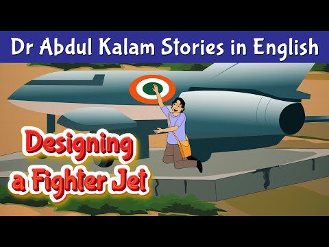 Designing a Fighter Jet Missile Man of India Story | Abdul Kalam Stories English | Pebbles Stories