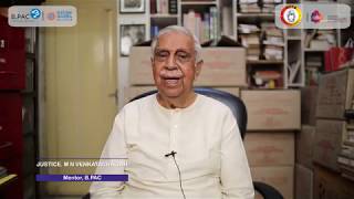 Vote Bengaluru Initiative - Justice. M N Venkatachaliah | BPAC