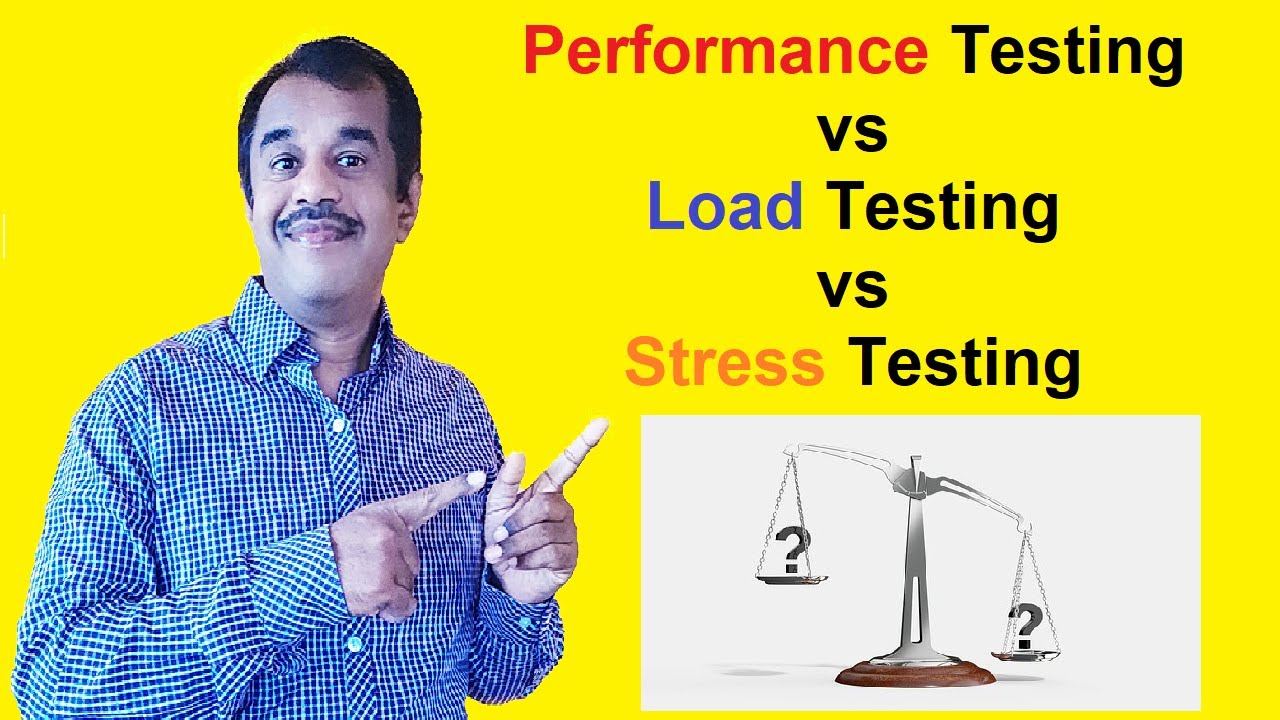 performance testing vs load testing vs stress testing in software testing | testingshala
