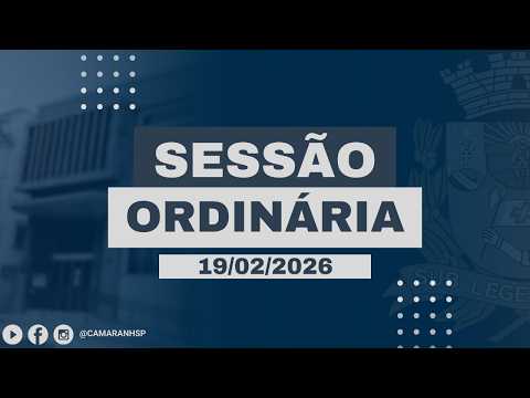Sessão Ordinária 19/02/2026
