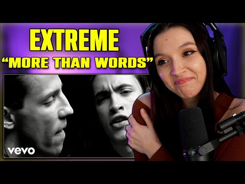 Extreme - More Than Words | FIRST TIME REACTION | (Official Music Video)
