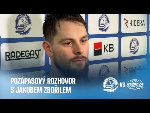 OHLAS | Jakuba Zbořila po 43. kole TELH - HC VÍTKOVICE RIDERA - HC Kometa Brno 18. 1. 2026