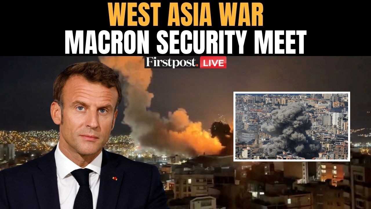 US Iran War LIVE: French President Emmanuel Macron Holds Security Meet