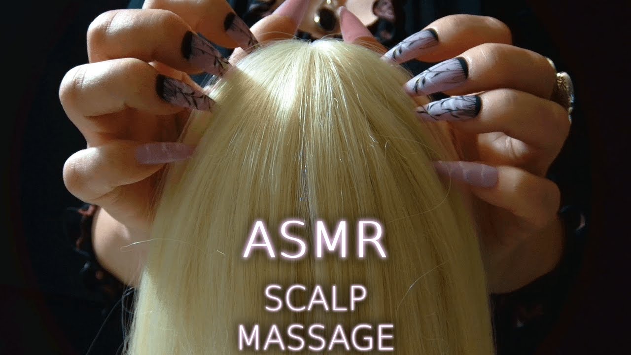 ASMR on a Wig | Fast but Non-Aggressive Scalp Scratching | Rhythmic and Non-Chaotic Scalp Massage