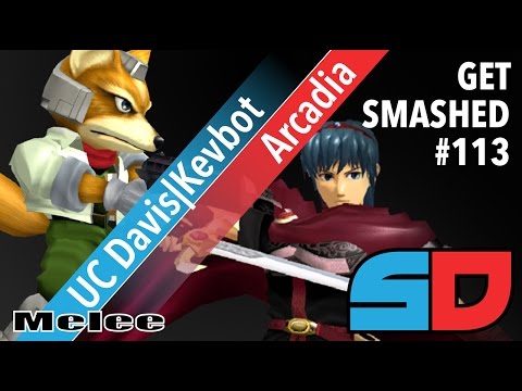 Get Smashed #113 - Winner Quarters: UC Davis|Kevbot (Fox) vs Arcadia (Marth)