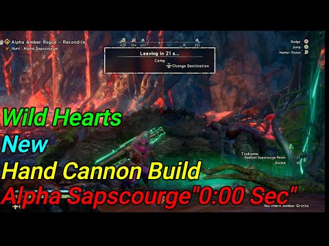 🎮Wild Hearts 😁New Hand Cannon Build 😂Hunt: Alpha Sapscourge"0:00 Second" 🤗(Solo/Hand Cannon) 😎