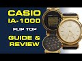 Casio IA-1000 Flip Top Data Bank Watch Guide & Review