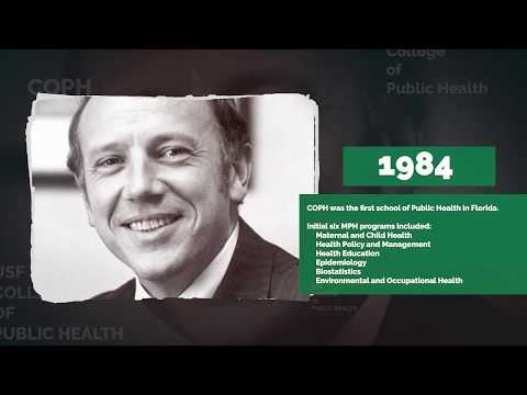 USF COPH: 35 Years of Advancing the Public’s Health (abbreviated)