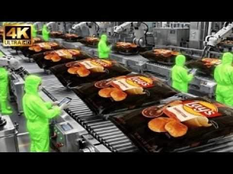 Inside a Modern Lay's BBQ Chips Factory: How Potatoes Turn into BBQ Chips | Full Process