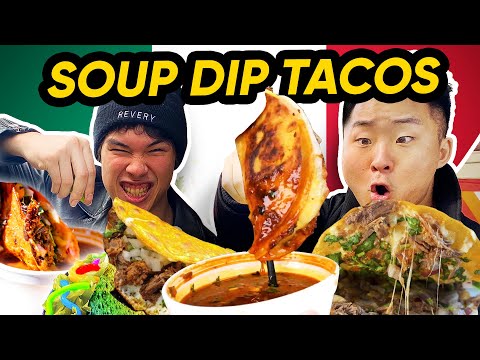 The TACOS YOU NEED TO TRY!! (Birria Soup Tacos!) | Mexican Food