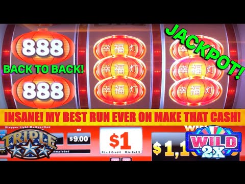 JACKPOT HANDPAY! BACK 2 BACK! My best session ever on MAKE THAT CASH Slot Machine! HUGE WINS!
