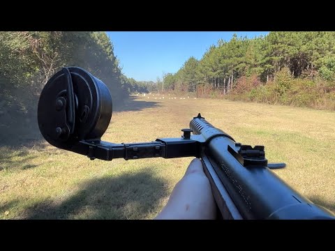 German MP18,I POV firing