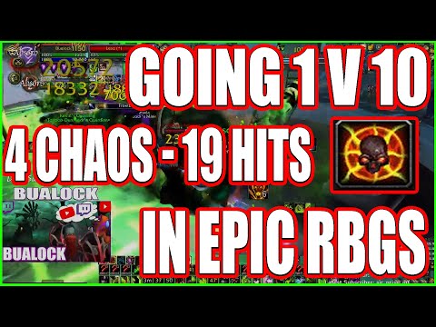 42k DPS IN RBGS 1v10 in Epic Bgs - Bane Of Havoc is Fun in Epic Battlegrounds 4 Chaos Bolts 19 Hits