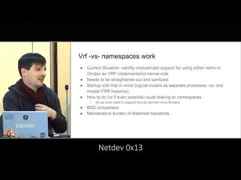 Netdev 0x13 -  FRRouting Workshop