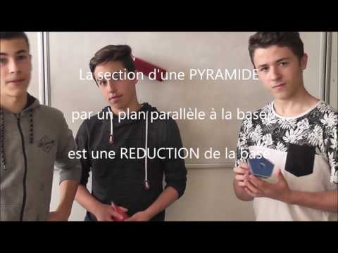 vidéo géométrie dans l'espace