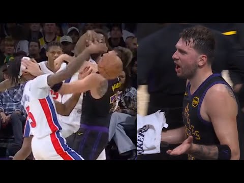 Luka Doncic gets a tech for slapping Ron Holland II after the foul 😂