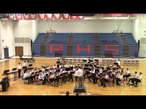 Williamsville Junior High Concert Band - the Great Locomotive Chase - Robert W. Smith