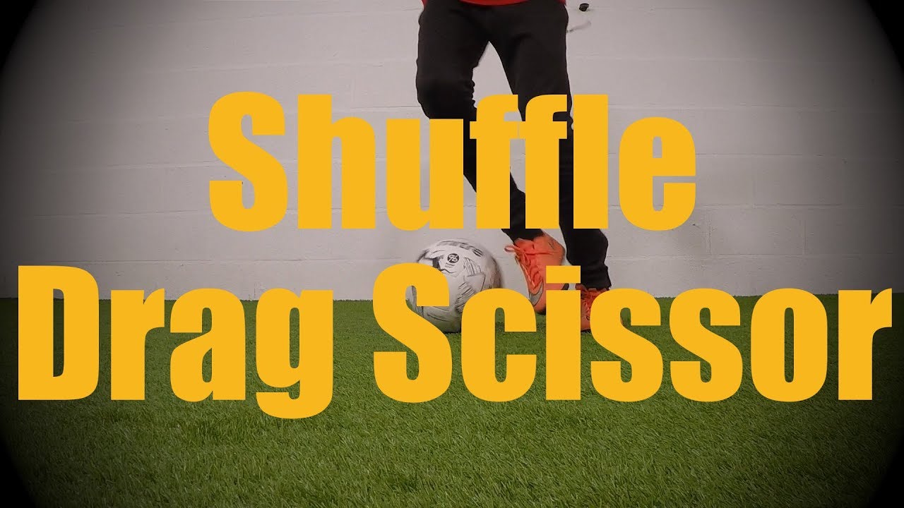 Shuffle Drag Scissor - Fast Footwork Drills - Soccer Coerver Training for U12-U13