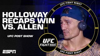 Max Holloway wanted to keep Arnold Allen guessing at UFC Kansas City | UFC Post Show