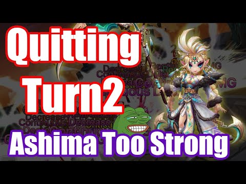 【NEW LD5】Because Ashima Too Strong, Quitting Turn2😇😇😇【Summoners War RTA】