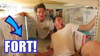 BABY STROLLER FORT!