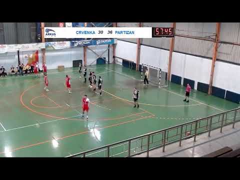 ARKUS liga 12. kolo / RK Crvenka - RK Partizan