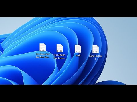 Fix .Docx files Are Not Showing Word Icon On Windows 10 or 11 PC