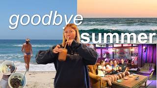 my last week of summer!