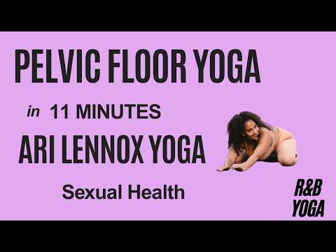 11 Min Pelvic Floor Yoga | Ari Lennox R&B Yoga | Sexual Health