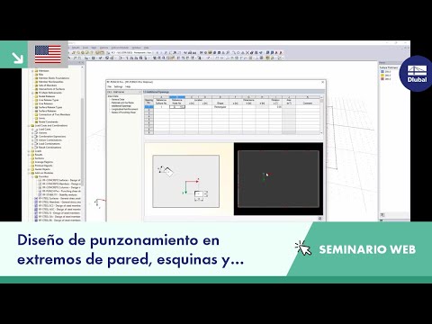 [EN] Seminario web: Diseño de punzonamiento en extremos de pared, esquinas y columnas en RFEM