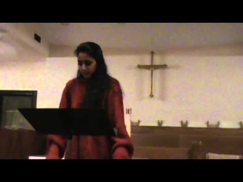 Nerissa Kitney - The Flower of Jesse - Gregory Cross Vocal Academy Christmas Recital 2012