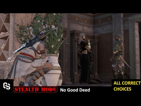 No Good Deed -All correct choises-full stealth followers Assassin's creed odyssey| Part 18