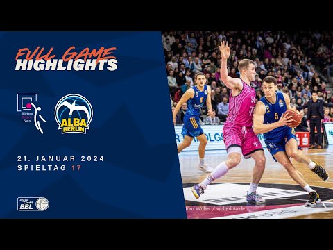 Telekom Baskets Bonn vs. ALBA BERLIN - Full Game Highlights - Spieltag 17, Saison 23/24
