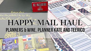 Happy Mail Haul! (feat. Planners and Wine, Planner Kate and TeeRico) #happymail #happymailunboxing