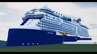 Celebrity Edge Arriving into freeport *Timelapse*