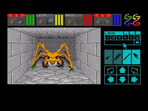 Atari ST Game: Dungeon Master - Chaos Strikes Back (1989 FTL Games)